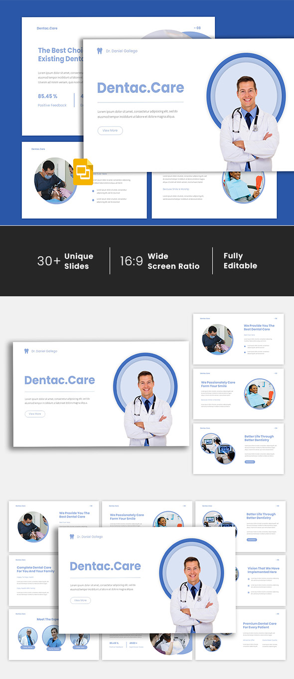 Dentac Care Google Slide