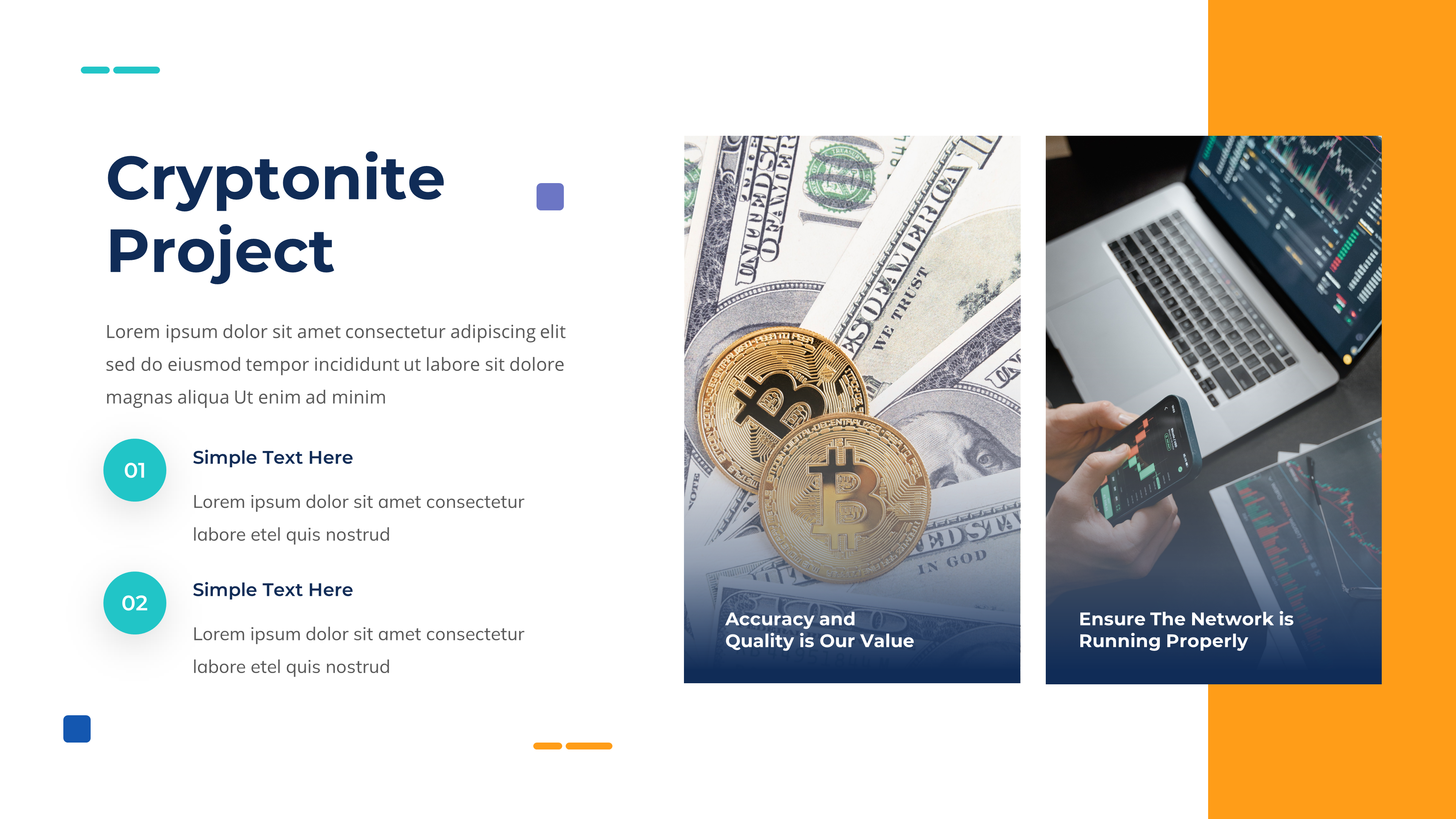 Cryptonite - Cryptocurrency PowerPoint Template, Presentation Templates