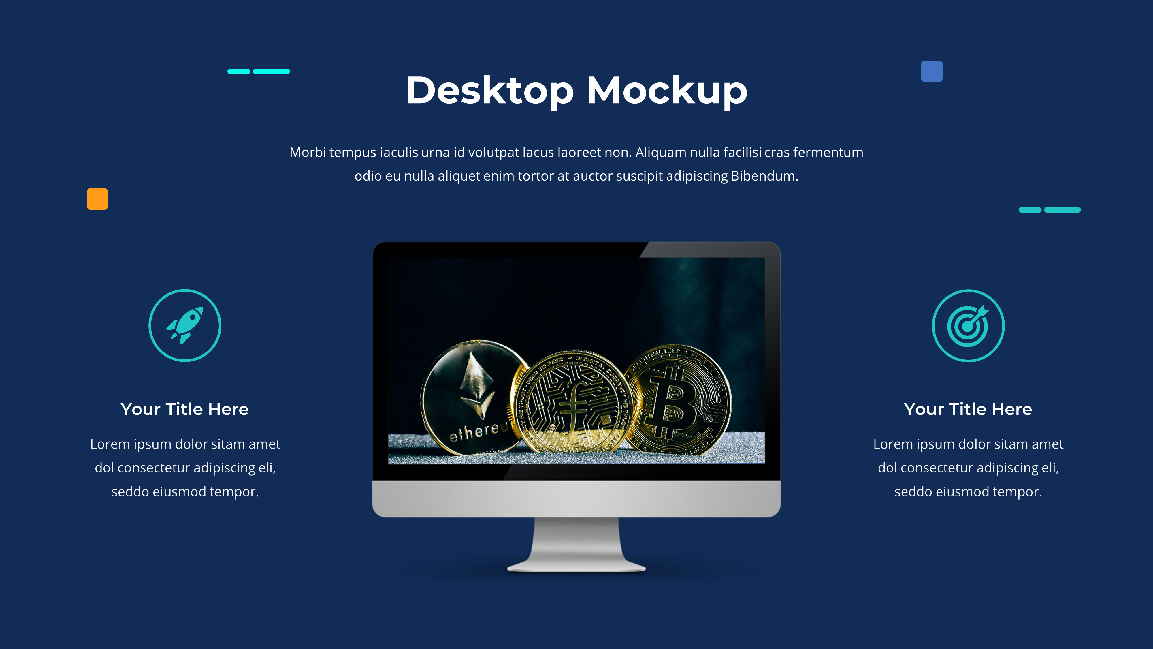 Cryptonite - Cryptocurrency PowerPoint Template, Presentation Templates