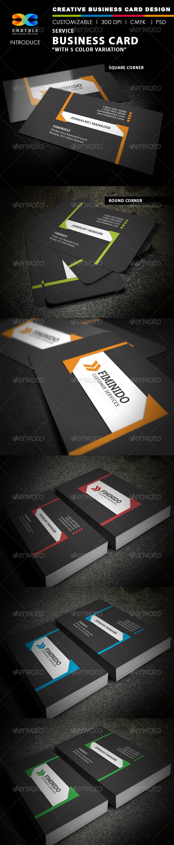 Service Business Card