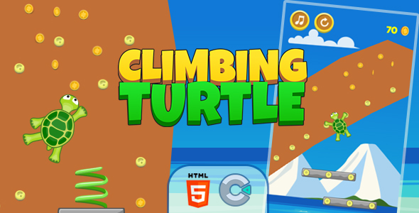 Climbing Turtle - HTML5 Game