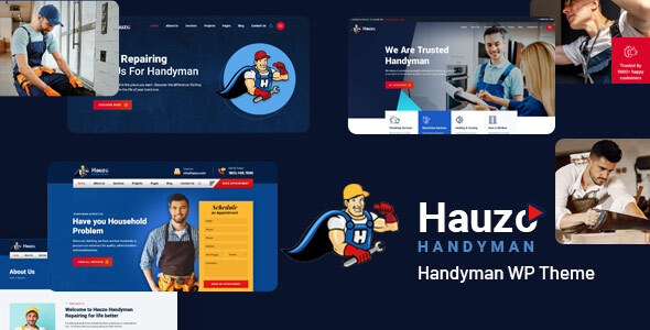 Hauzo - Handyman And Plumber WordPress Theme