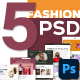 5 Fashion & Clothing Email Newsletter PSD Template