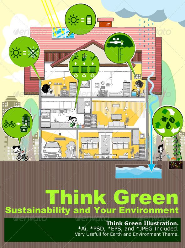 Think Green - Nature Conceptual