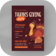 Turkey Thanksgiving Party Flyer