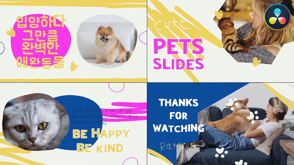 Pets Slides | DaVinci Resolve