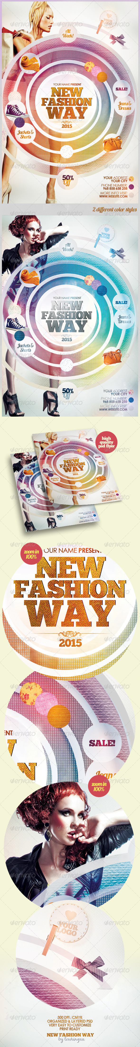 New Fashion Way Flyer Template - Miscellaneous Events