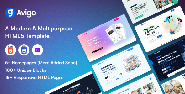 Avigo - Multipurpose Business HTML Template