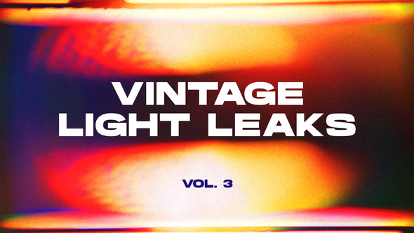 Vintage Light Leaks Transitions VOL. 3 | Premiere Pro
