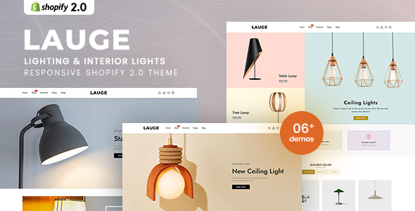 Lauge – Interior Lights Responsive Shopify 2.0 Theme