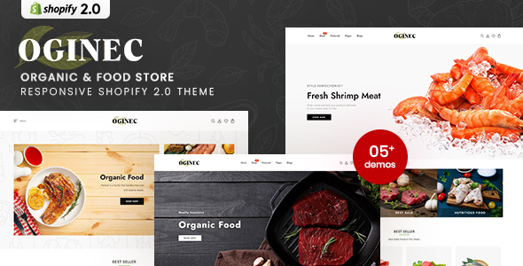Oginec – Organic & Food Store Shopify 2.0 Theme
