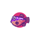 Puffer Fish Simple Mascot Logo Template