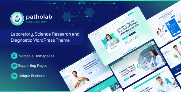 Patholab - Laboratory & Science Research WordPress Theme