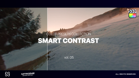 Smart Contrast LUT Collection Vol. 05 for Final Cut Pro X