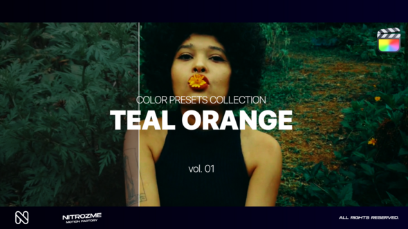 Teal Orange LUT Collection Vol. 01 for Final Cut Pro X
