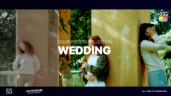 Wedding LUT Collection Vol. 01 for Final Cut Pro X