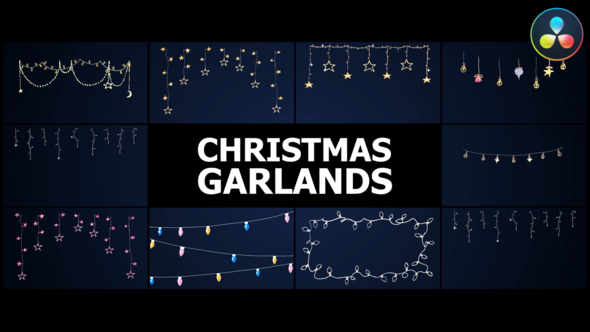 Christmas Garlands | DaVinci Resolve