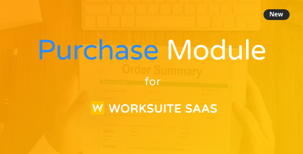 Purchase Module for Worksuite SAAS