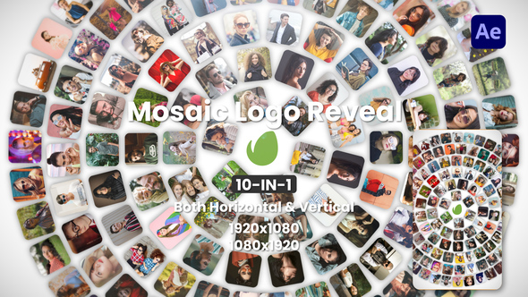 Mosaic Logo Reveal
