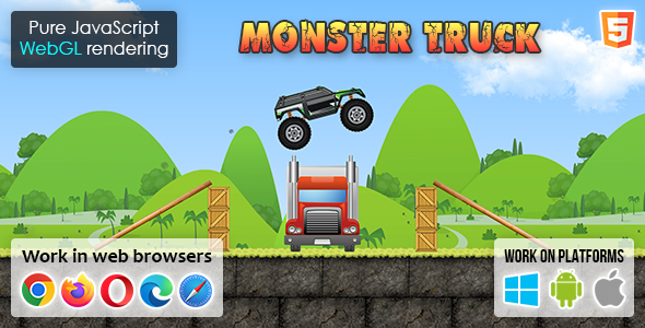 Monster Truck - HTML5 Game