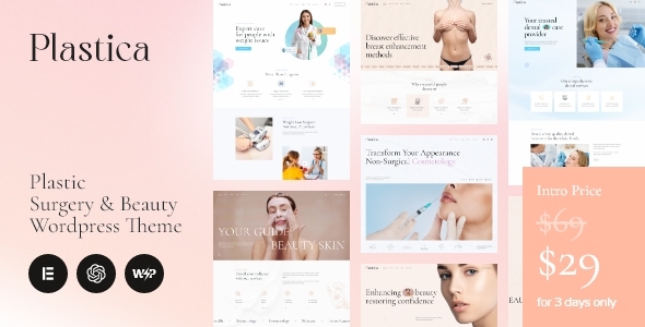 Plastica – Plastic Surgery & Beauty WordPress Theme