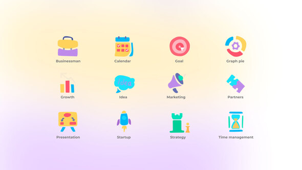 Business Planning - Icons Set
