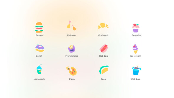 Fastfood - Icons Set