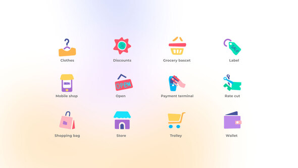 Shopping - Icons Set