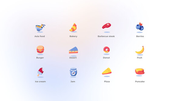 Food - Flat Icons