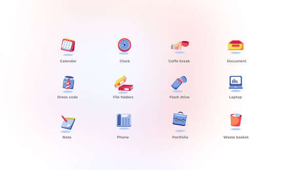 Office - Flat Icons