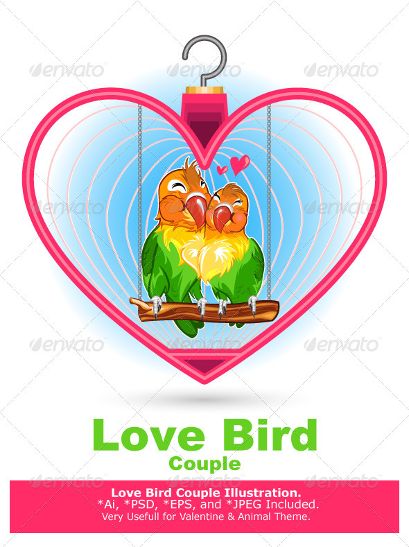 Valentine Love Bird - Valentines Seasons/Holidays