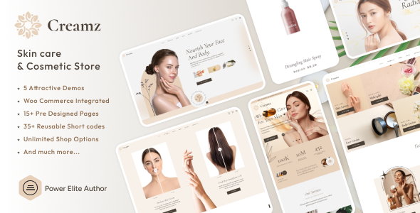Creamz – Beauty Salon & Spa WooCommerce