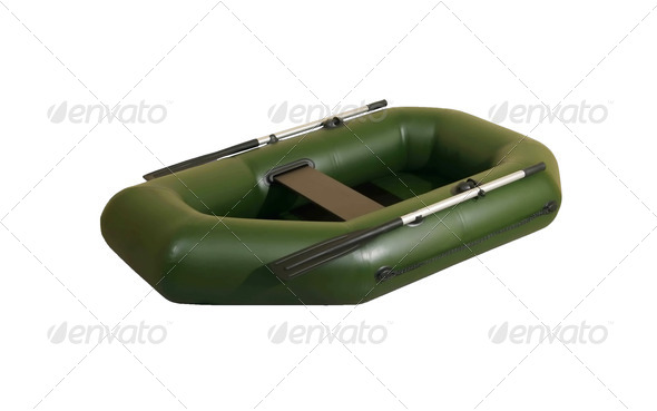Inflatable boat - Stock Photo - Images