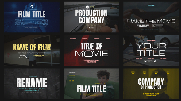 Cinematic Film Titles V2 | AE, After Effects Project Files | VideoHive