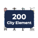 City Elements icons set