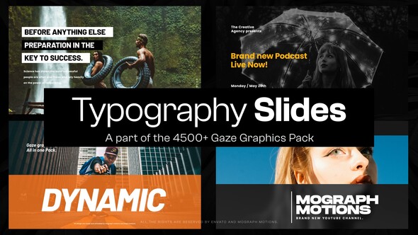 10 Typography Slides VI