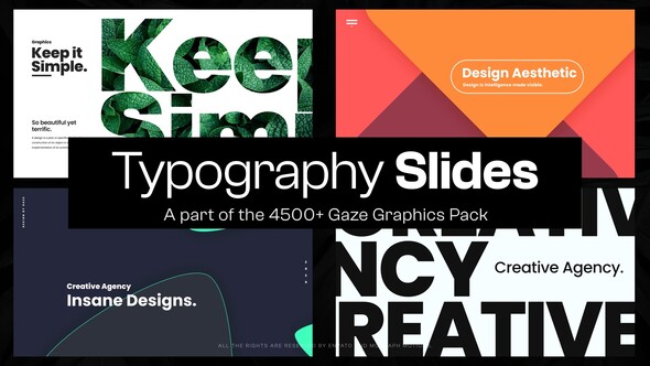 10 Typography Slides VIII