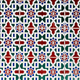 Vibrant geometric pattern in mediterranean style on wall tiles in Marbella, Spain - PhotoDune Item for Sale