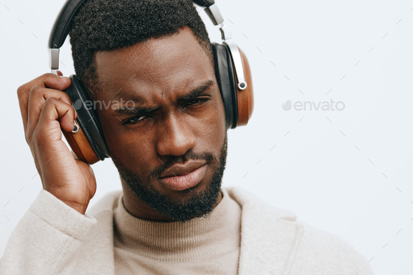 Young Male Busy With Headphones Music Clothing Pose Photo Background And  Picture For Free Download - Pngtree