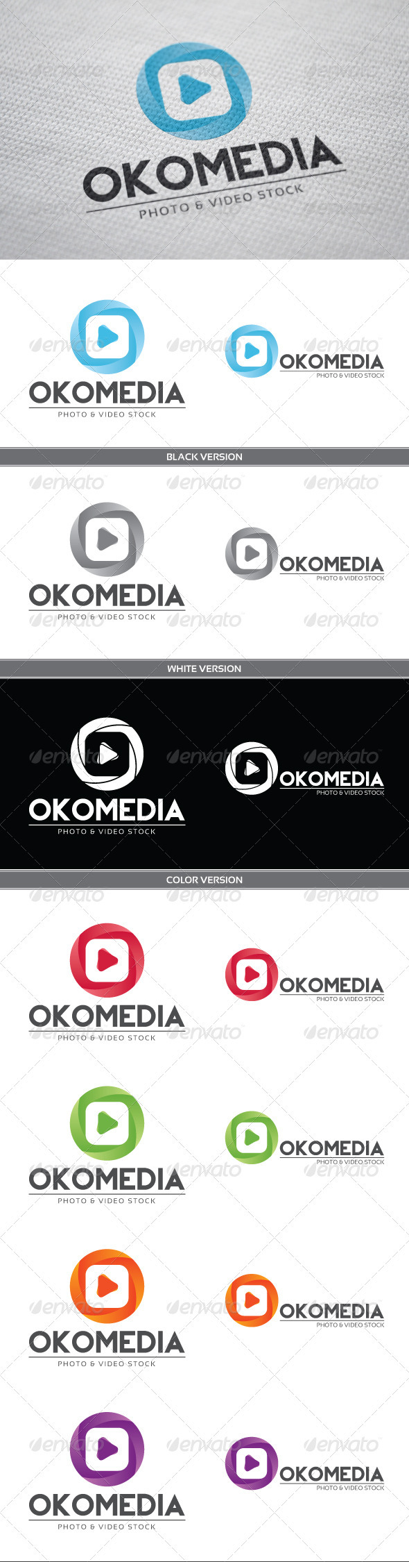 Okomedia Logo - Vector Abstract