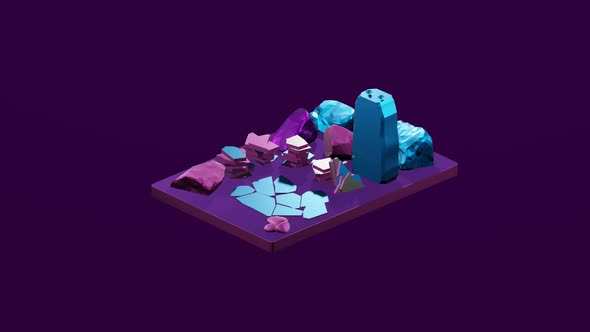 Isometric structure of the moon