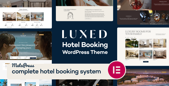 Luxed – Hotel Booking WordPress Theme