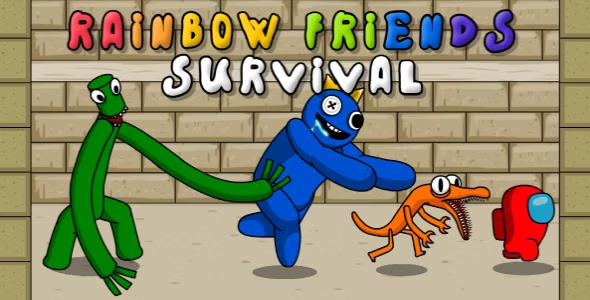 Rainbow Friends: Survival - HTML5 game - Construct 3 - C3p