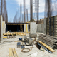 Concrete construction and reinforcement at a construction site - PhotoDune Item for Sale
