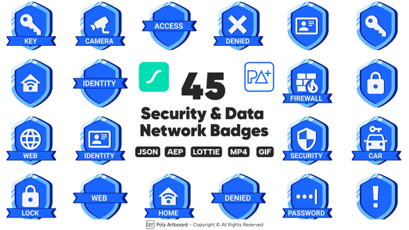 Security & Data & Network Badges