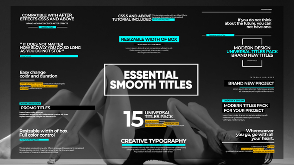 Smooth Titles Titles template preview