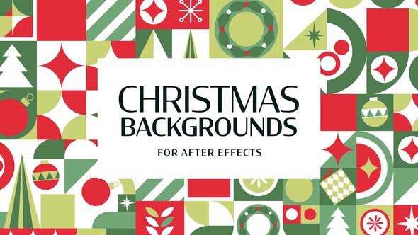 Christmas Backgrounds Elements template preview