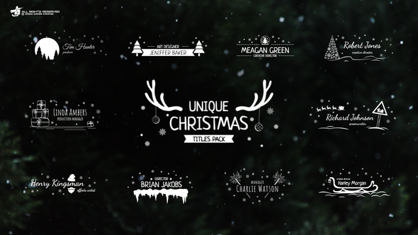 Christmas Titles Pack / AE