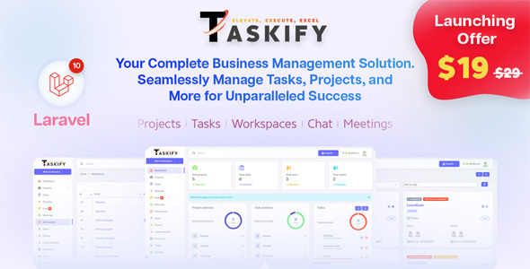 Taskify  Project Management  Task Management & Productivity Tool