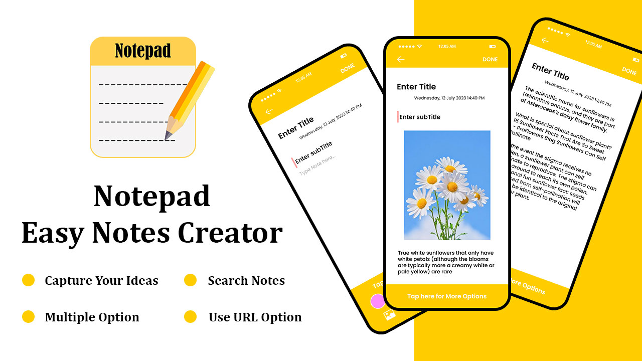Notepad - Easy Notes Creator - Easy Notes - Notebook - Save Notes ...